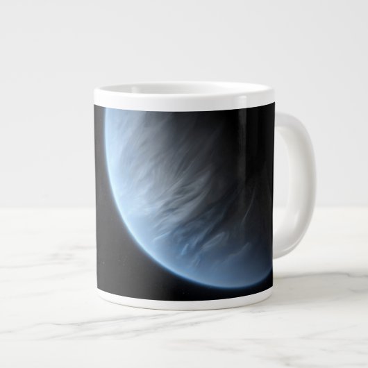 Planeet K2-18b, gastheer ster en bijbehorende plan Grote Koffiekop (Voorkant rechts)