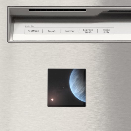 Planeet K2-18b, gastheer ster en bijbehorende plan Magneet (Insitu (Vaatwasser))