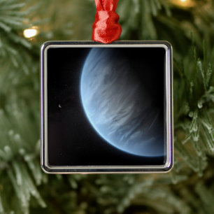 Planeet K2-18b, gastheer ster en bijbehorende plan Metalen Ornament