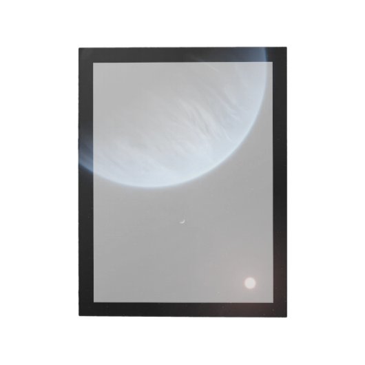 Planeet K2-18b, gastheer ster en bijbehorende plan Notitieblok (Linkerzijde)