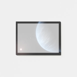 Planeet K2-18b, gastheer ster en bijbehorende plan Post-it® Notes