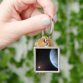 Planeet K2-18b, gastheer ster en bijbehorende plan Sleutelhanger (Hand)