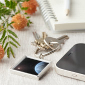 Planeet K2-18b, gastheer ster en bijbehorende plan Sleutelhanger (Zijkant)