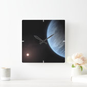 Planeet K2-18b, gastheer ster en bijbehorende plan Vierkante Klok (Huis)