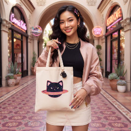 Planeet Kat Boodschappentas Tote Bag