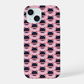 Planeet Kat iPhone Hoesje 15 Case (Achterkant)