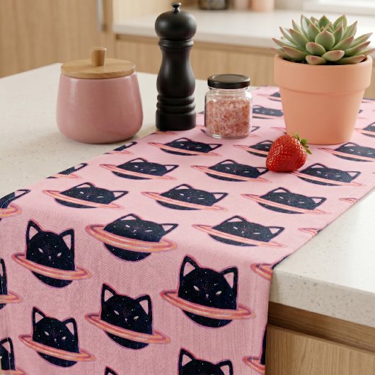 Planeet Kat Lange Tafel Runner Tafelloper