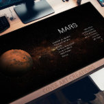 Planeet Mars Astronomie Wetenschap Bureaumat<br><div class="desc">Introductie van onze The Solar System Desk Mat voor de planeet Mars, een ontzagwekkende fusie van functionaliteit en kosmische verwondering! Ontworpen voor liefhebbers van wetenschap en astronomie, deze bureaumat beschikt over prachtige, hoge-resolutie afbeeldingen van de negen planeten in ons zonnestelsel, met dank aan NASA's nieuwste opnames. Ga op reis door...</div>