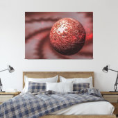 Planeet Mars. Buiten het uitzicht. Canvas Afdruk (Insitu (Slaapkamer))