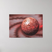 Planeet Mars. Buiten het uitzicht. Canvas Afdruk (Voorkant)