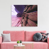 Planeet Mars. Muren van gebouwen. Canvas Afdruk (Insitu (Woonkamer))
