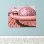 Planeet Mars. Patrouille. Canvas Afdruk (Insitu (Houten vloer))