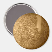 Planeet Mercurius Astronomie Collector Magnet (Voorkant / Achterkant)