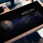 Planeet Mercurius Astronomie Wetenschap Bureaumat<br><div class="desc">Introductie van onze The Solar System Desk Mat voor de planeet Mercury, een ontzagwekkende fusie van functionaliteit en kosmische verwondering! Ontworpen voor liefhebbers van wetenschap en astronomie, deze bureaumat beschikt over prachtige, hoge-resolutie afbeeldingen van de negen planeten in ons zonnestelsel, met dank aan NASA's nieuwste opnames. Ga op reis door...</div>