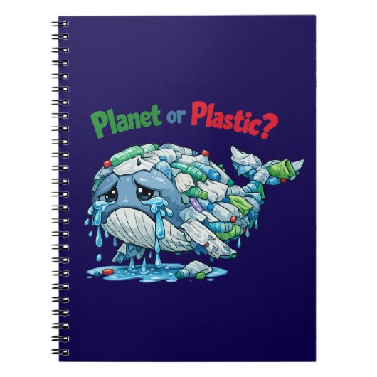 Planeet of Plastic? Red de Walvis Oceaan. Notitieboek (Voorkant)