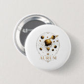 planeet ontwerp ronde button 5,7 cm (Voorkant /achterkant)