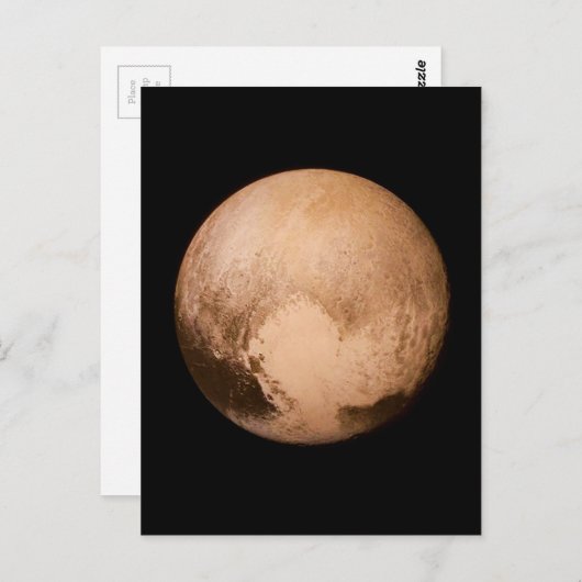PLANEET PLUTO - HEB EEN HART! (zonnestelsel) ~ Briefkaart (Voorkant / Achterkant)