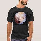 Planeet Pluto nieuw ontwerp T-shirt (Voorkant)