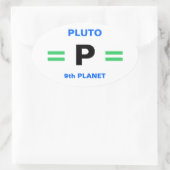 Planeet PLUTO stickers (4) (Tas)