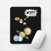 Planeet Pluto WTF!? Grappige Wetenschap Geeks Astr Muismat (Met muis)