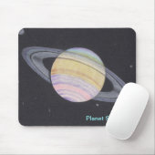 Planeet SATURN muismat (Met muis)