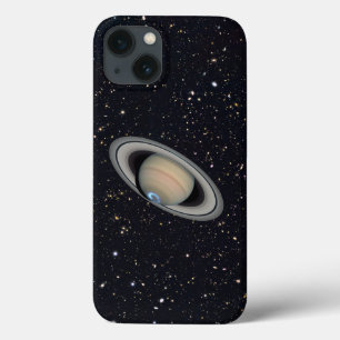 Planeet Saturn Sterrenhemel iPhone 13 Hoesje