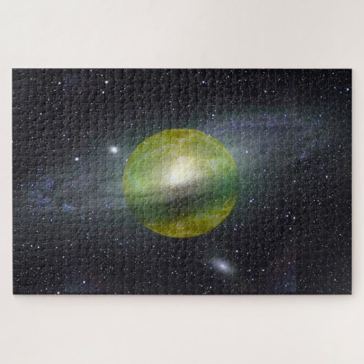 Planeet Saturnus Legpuzzel (Horizontaal)