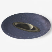 Planeet Saturnus Papieren Bordje (Gekanteld)