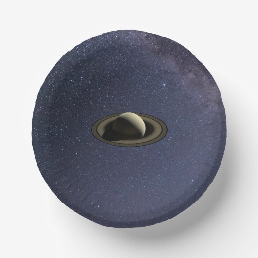 Planeet Saturnus Papieren Kommen (Voorkant)