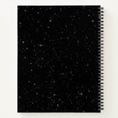 Planeet Saturnus & Sterren Notitieboek (Achterkant)