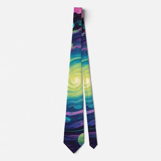 Planeet Spin Stropdas (Voorkant)