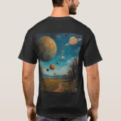 planeet t-shirt (Achterkant)