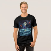 Planeet Tri-Blend Shirt (Voorkant volledig)