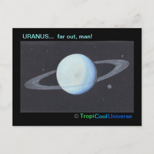 Planeet URANUS ansichtkaart Briefkaart