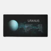 Planeet Uranus Astronomie Wetenschap Bureaumat (Voorkant)