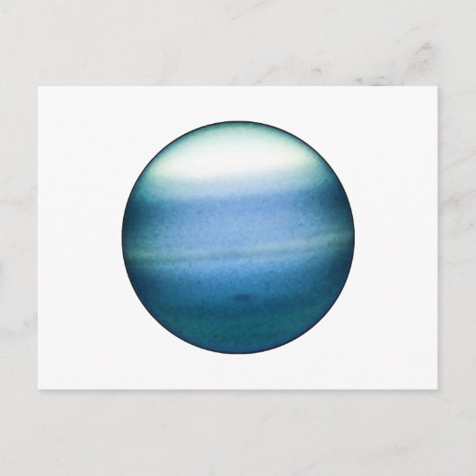 PLANEET URANUS (zonnestelsel) ~~ Briefkaart (Voorkant)