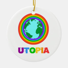 Planeet Utopia Keramisch Ornament