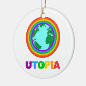Planeet Utopia Keramisch Ornament (Links)