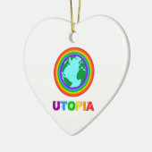 Planeet Utopia Keramisch Ornament (Links)