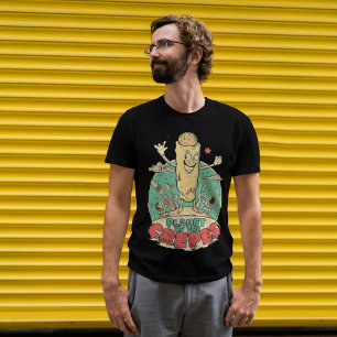 Planeet van de Crêpes Grappige Sci-Fi Eetpun T-shirt
