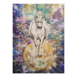 Planeet van de witte Mere Foto Afdruk