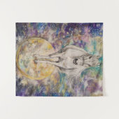 Planeet van de witte Mere Wandkleed (Voorkant (horizontaal))