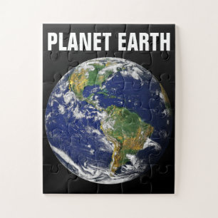 PLANEET VANAF RUIMTE 30 Pc. Kinderen Jigzaag Puzzl Legpuzzel