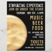 Planeet Venus, Planetarium Evenementenreclame Flyer (Voorkant)