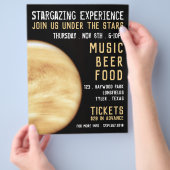 Planeet Venus, Planetarium Evenementenreclame Flyer (Hand)