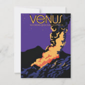 Planeet Venus ruimte kunst (Voorkant)