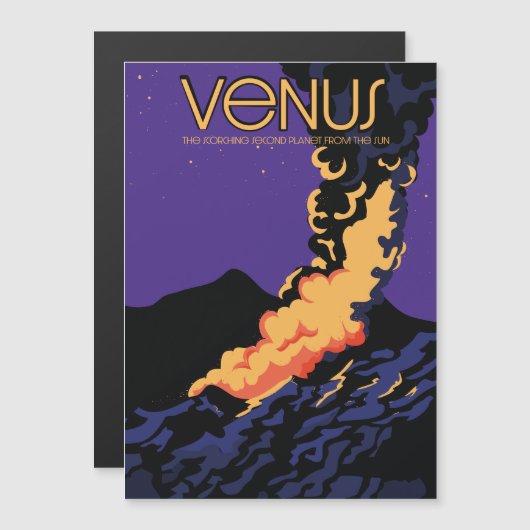 Planeet Venus ruimte kunst (Voorkant / Achterkant)