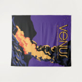 Planeet Venus ruimte kunst Foto Print Wandkleed (Voorkant (horizontaal))
