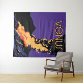 Planeet Venus ruimte kunst Foto Print Wandkleed (In Situ (horizontaal))
