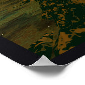 Planeet Vulkanen Wereld Poster (Hoek)